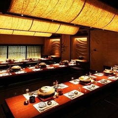大人数様でも安心。 全て個室でご案内致します。