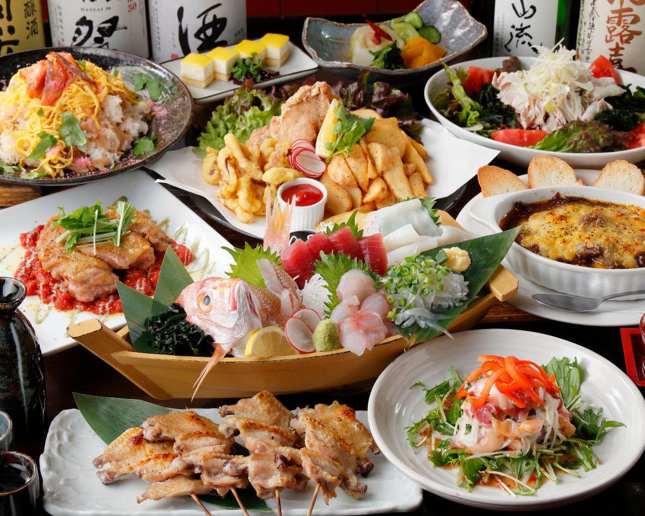 はしごや楽 綱島店 鮮魚自慢の日本酒居酒屋