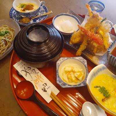 ランチ 京 天ぷら御膳 ちりめん山椒ご飯 お豆腐プリン付の詳細 京料理 うえの 円山公園 高台寺 清水寺 京料理 ぐるなび