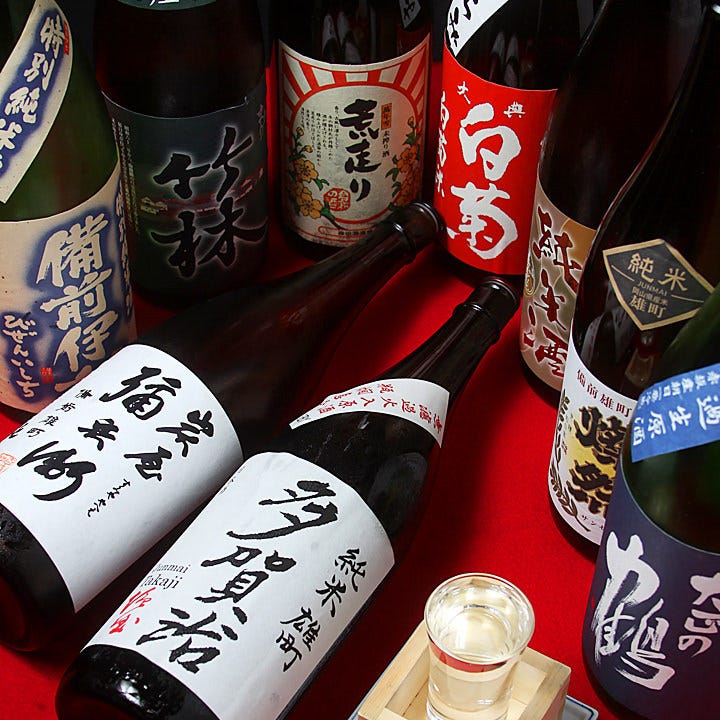 獺祭・田酒など日本各地の銘酒を店長が厳選仕入れ！
