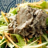 千葉県産もち豚の焼しゃぶ 胡麻ポン酢サラダ