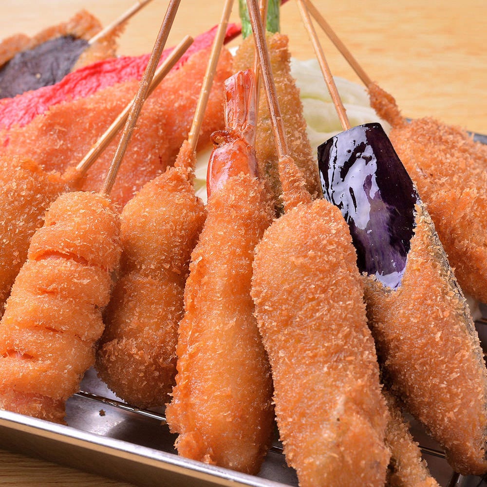60分制串かつ食べ放題 今だけ限定 超お得食べ放題コース 当日予約ok の詳細 横綱 難波法善寺店 なんば 難波 創作料理 ぐるなび