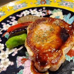 茨城県産　米豚のソテー