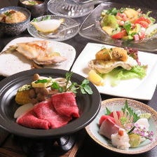 【2H飲み放題付】ステーキや魚料理も楽しめるコース◎全６品5500円(税込)