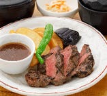 【オーストラリア産】赤身肉の牛ステーキ定食