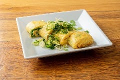 九条ネギのだし巻き