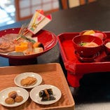 【結納・お顔合わせご成約特典】お食い初めでの『鯛の尾頭付きお食い初め膳』をプレゼント