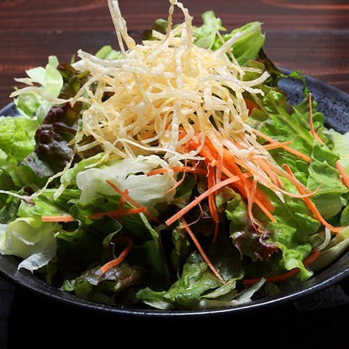 お肉と一緒に野菜を摂ろう！健康第一のグリーングリーンサラダ！