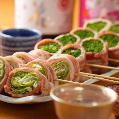 女性にも人気！ヘルシー＆ボリューム満点の串巻きをぜひ！