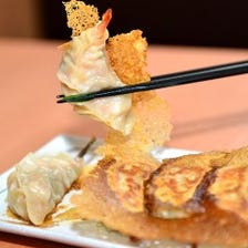 丸ごと海老入り 焼餃子/水餃子