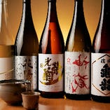 【日本酒は5～10種常備】逸品に合う種類を厳選しております