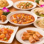 海老チリや麻婆豆腐など中華料理をリーズナブルに堪能する「スペシャルコース」
