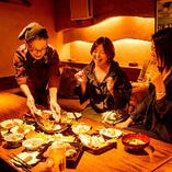 沖縄郷土の味と旬を楽しむ宴会コースをご用意しております