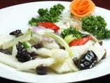 長芋と野菜炒め