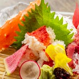 たらばかに湯引き