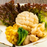 活帆立貝バターコーン焼