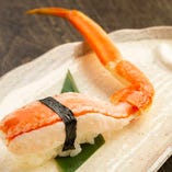 北海松葉かに寿司
