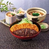 【こだわり豚ロース】味噌かつ丼セット