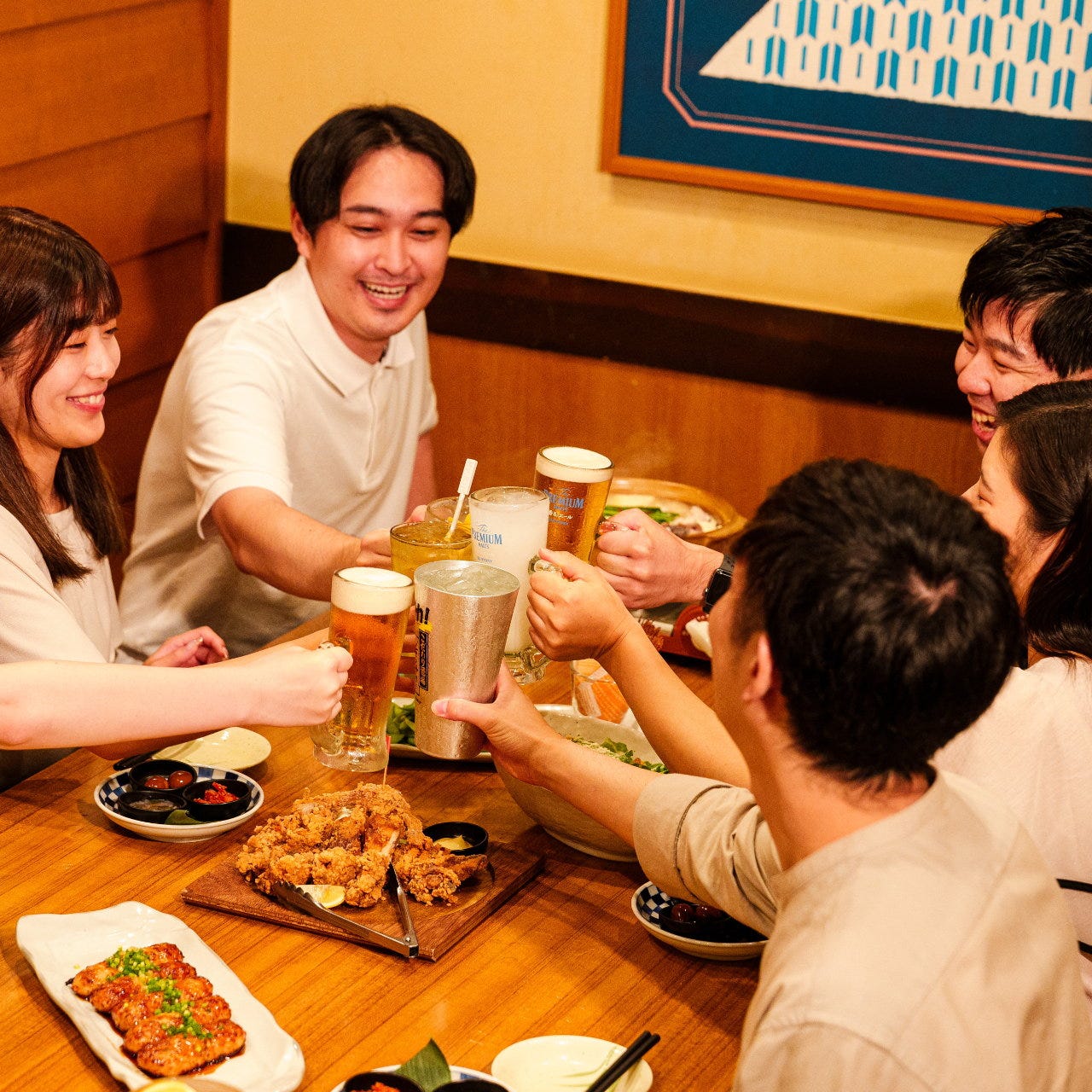 旨唐揚げと居酒メシ ミライザカ ルルサス防府店_旨唐揚げ×ハイボールで宴会を満喫