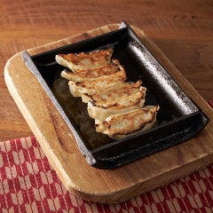 鉄板餃子 旨唐揚げと居酒メシ ミライザカ ルルサス防府店_鉄板餃子