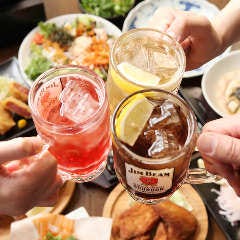 旨唐揚げと居酒メシ ミライザカ ルルサス防府店_ミライザカのご宴会コースはゆっくり過ごせる2.5時間飲み放題付♪