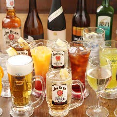 旨唐揚げと居酒メシ ミライザカ ルルサス防府店_豊富なドリンクをリーズナブルな価格でご提供いたします。