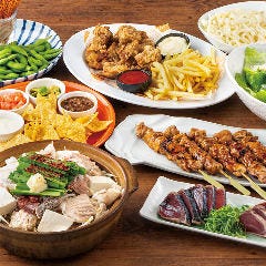 旨唐揚げと居酒メシ ミライザカ ルルサス防府店_◇居酒メシコース◇特製もつ鍋付き♪【2.5H飲み放題付/4000円】