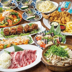 旨唐揚げと居酒メシ ミライザカ ルルサス防府店_◇ミライザカ厳選コース◇黒毛和牛のすき焼き付き♪【2.5H飲み放題付/5000円】