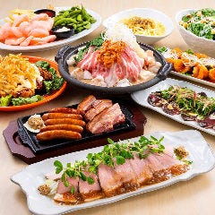 旨唐揚げと居酒メシ ミライザカ ルルサス防府店_3種類から選べるメイン◆夏のスタミナ陶板焼コース◆2.5H飲放題4500円