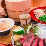 丹波牛ステーキ＋奄美の鶏飯セット
