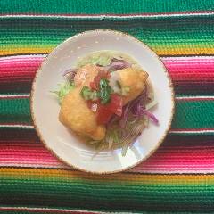 フィッシュフライのタコス