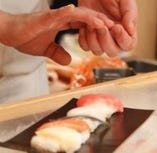 握りたての寿司