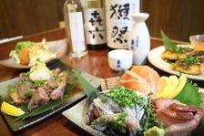 ■旬の新鮮魚介類を中心とした和食