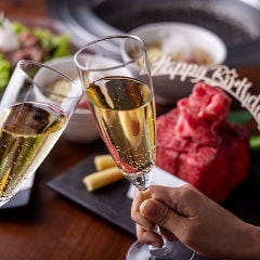 焼肉 煉 鹿児島県直送黒毛和牛_【お祝い・記念日】大切な日を彩る、贅沢肉ケーキディナーコース