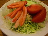 カニ入り生野菜サラダ