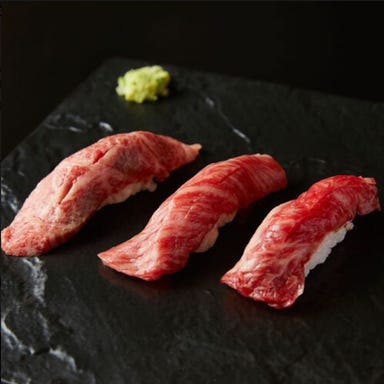 近江焼肉ホルモンすだく 沼津駅前店_肉寿司盛り合わせ