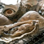 北海道の焼牡蠣3種食べ比べ