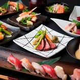 寿司懐石コース　お昼の会席でもご利用頂けます。
