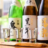 じゃのめの飲み比べセット
日本酒3種を飲み比べ
珍しい酒を知るきっかけになると人気です。