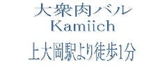 大衆肉バル Kamiichi