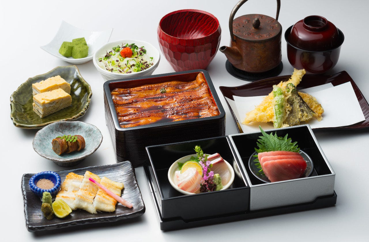 銀座 玉ゐの松コースの料理例