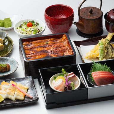 銀座 玉ゐ_《松コース》アナゴのたたきポン酢、穴子の白焼、箱めし(中箱)など 全9品