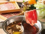 【平日】牛肉＆豚肉しゃぶしゃぶコース