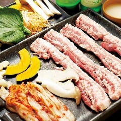 特上生サムギョプサル＋野菜セット付