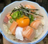 海鮮ユッケ丼（あまだれor塩）