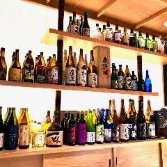 鹿児島の焼酎を豊富に品ぞろえしております。