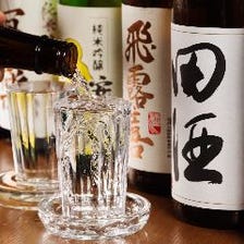 豊富に日本酒ご用意しております！