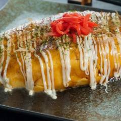 【芋豚角煮のとん平焼き】 トロトロの長芋入り!自家製ソースで