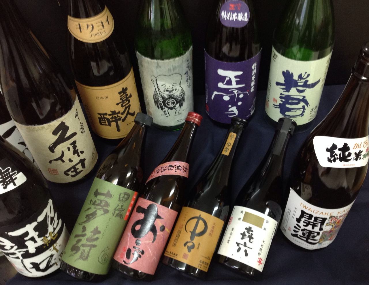 静岡以外にも全国から厳選した日本酒、焼酎をお楽しみください。
