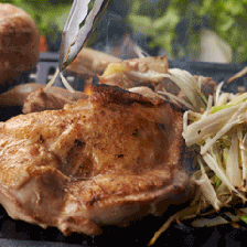 大盛りねぎアフロ焼き